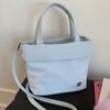 Summer new fashion bucket bag lightweight large-capacity handbag bag simple solid color large-capacity messenger bag