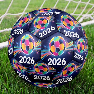 2026 Soccer Celebration 2026 Size 5 Soccer Football Machine Sewn Indooroutdoor Training And Matches Surprise Collection Gift Distinctive Home Decor