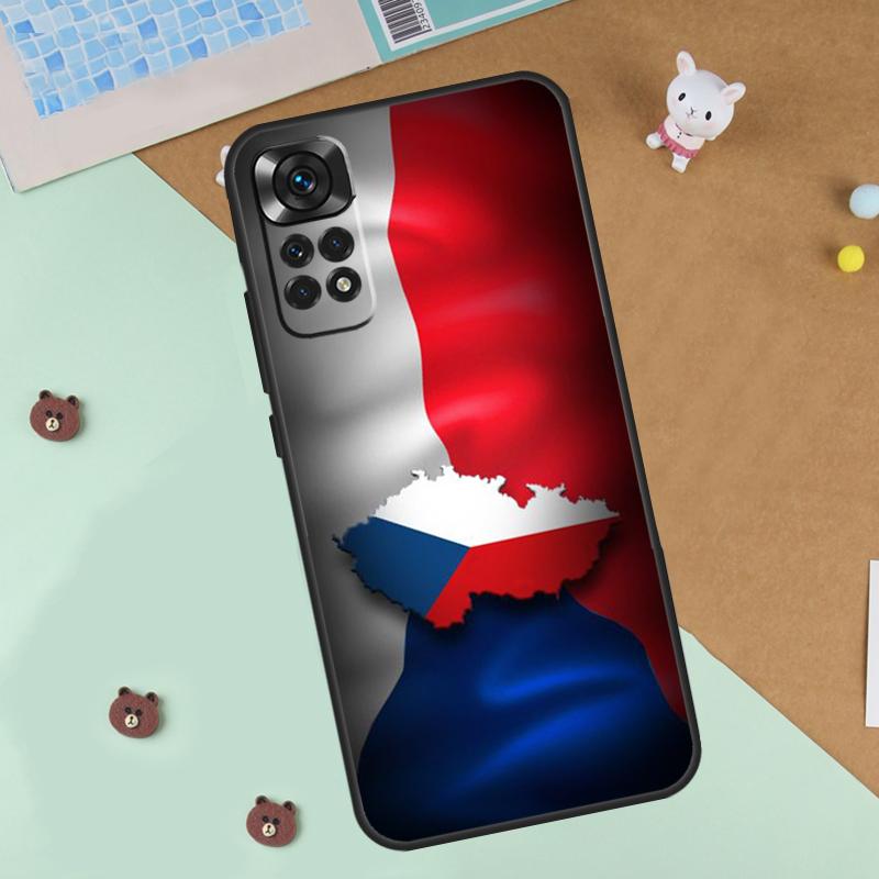 Czech Republic Flag Case For Xiaomi Redmi Note 14 13 12 9 10 11 Pro 10S 11S 12S Cover For Redmi 13C 10C 12C 14C