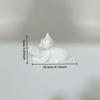 Glasses Kitten Reading Ornament, Nordic Style Study Ornament, Suitable for Bookshelves, Living Rooms, Desktop Ornaments