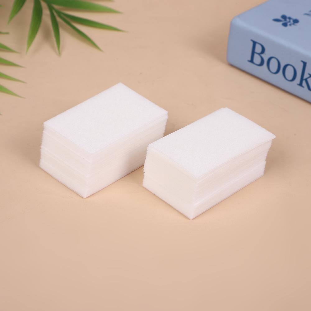 

100-Piece Disposable Nail Polish Remover Cotton Towels for Manicures