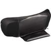 Bonform Seat Cushion Fit Cushion for Light/Standard Cars Lumbar Support 19x38x15.5cm Black