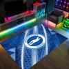 Brighton & Hove Albion Football Design Crystal Velvet Carpet Cozy Non?Slip Printed Rug For Bedroom Living Room Entrance