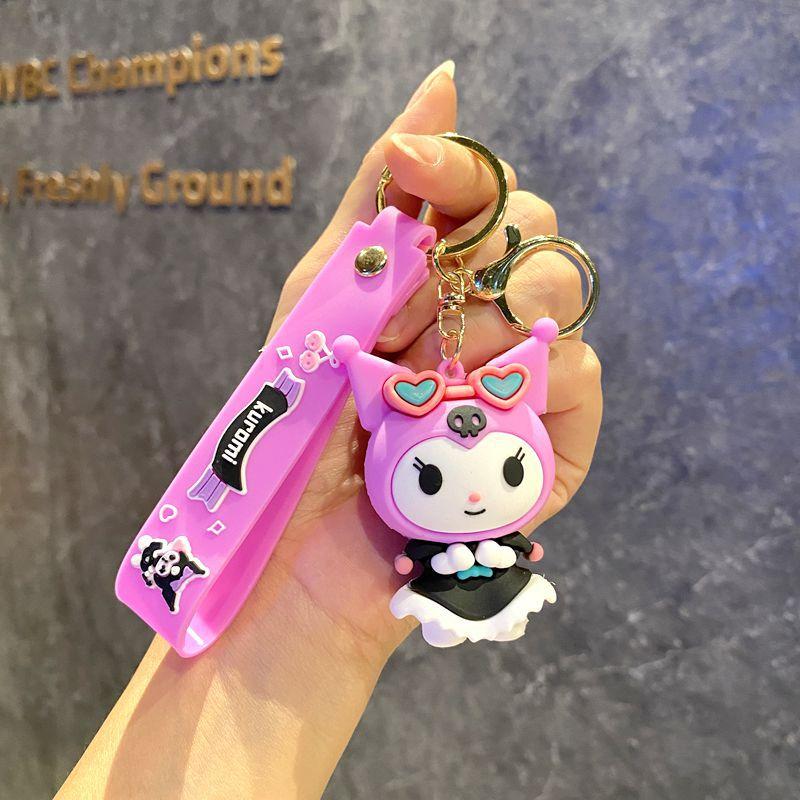 Cartoon Keychain Doll Machine Doll Pendant Cute Bag Keychain Small Gift large