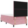 Pink Box Spring Bed with Headboard 200 x 100 cm Velvet