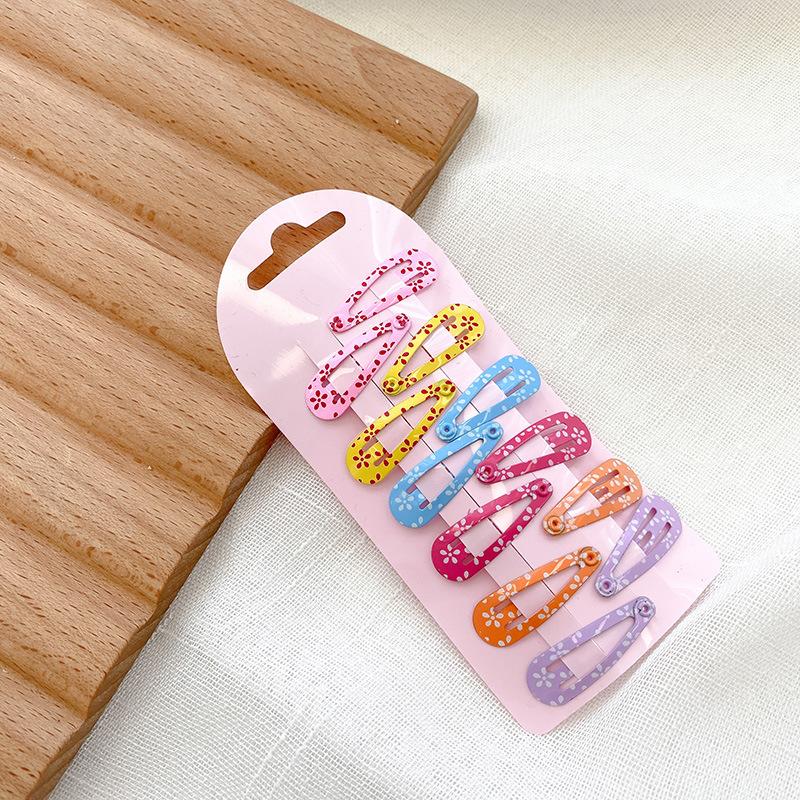 New Mini Printed Children BB Clip Cute Small Hairpins Girls Kids Hair Clips Pins Accessories Barrettes Headdress Hairclip