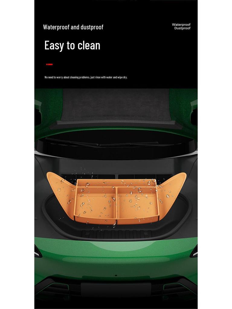 Silicone Waterproof Trunk Organizer for YU7 Lower Storage