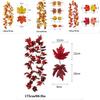 Vibrant And Natural Maple Leaf Wreath For Thanksgiving And Christmas Decor
