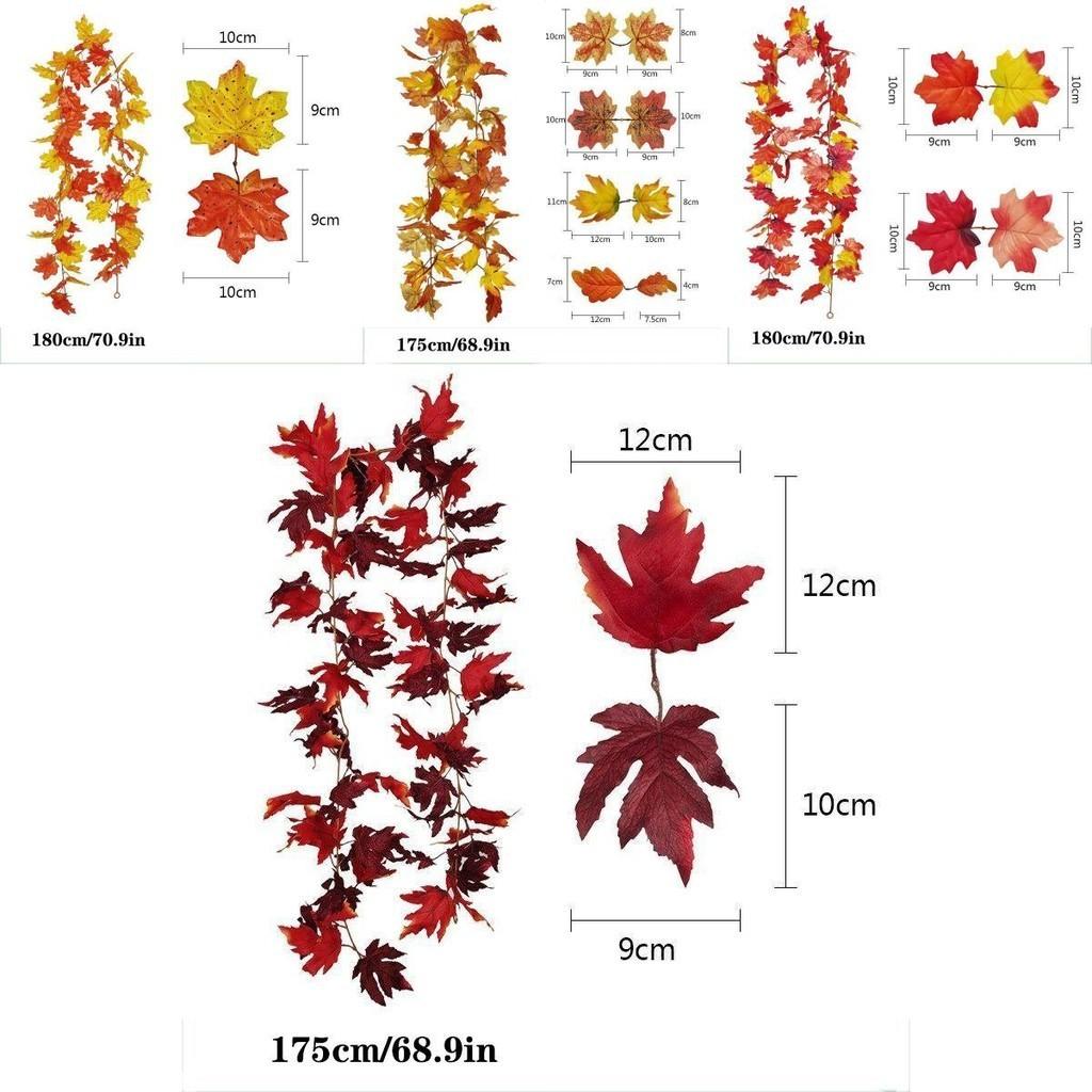 Vibrant And Natural Maple Leaf Wreath For Thanksgiving And Christmas Decor