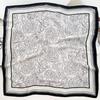 Spring and Summer New Silk Scarf Women's French Retro Small Square Scarf Temperament Flower Autumn Scarf Versatile Decorative Headband Scarf