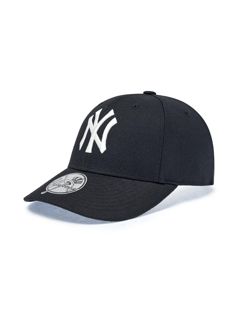 Emelbi Signature Patch Structure Ball Cap Ny (Black)