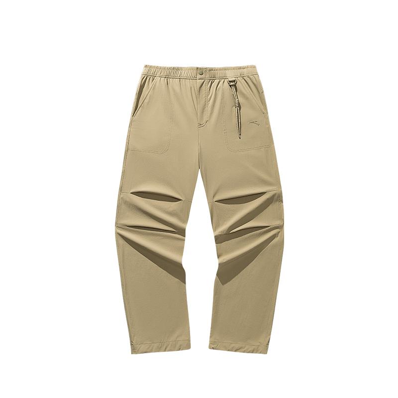 

Anta Простые и удобные повседневные брюки на средней посадке однотонного цвета на молнии Унисекс 172548501R-1 S