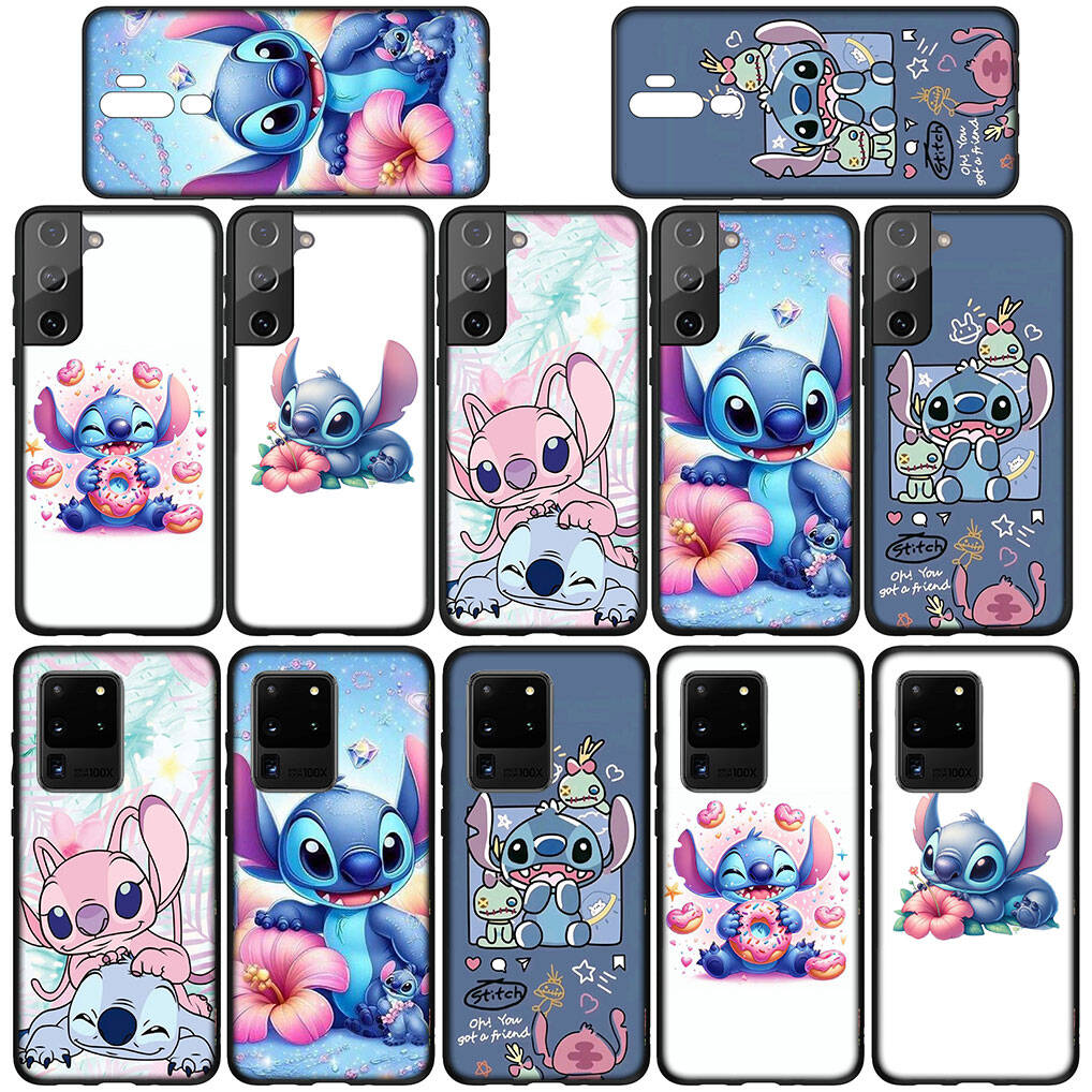 for Samsung Galaxy S25 S24 S23 iPhone 17 16 15 Xiaomi Redmi Note 14 13 12 11 Plus Pro Max XR A37 A57 Phone Case Cute Lilo Wallpaper Stitch OPPO Huawei