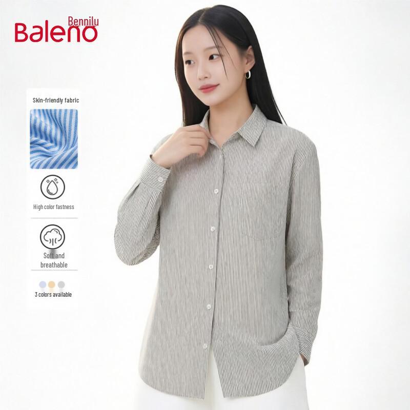 

Baleno Women s Basic Long-Sleeve Shirt L