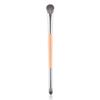 1pcs double head eye shadow brush makeup brush halo dye brush detail brush highlight brush soft fiber hair lying silkworm brush