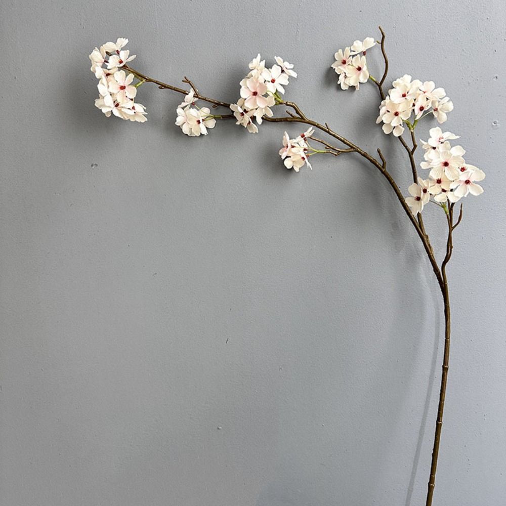 Plastic Silk Pear Blossom 100cm Fake Plants Artificial Wintersweet Branches  Wedding Birthday Party