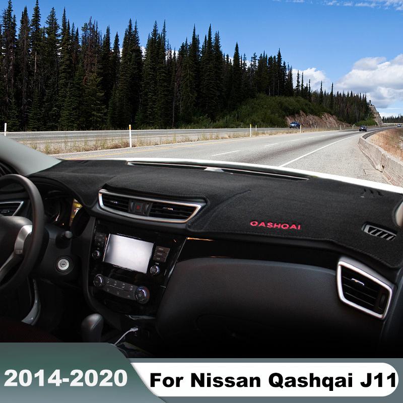 For Nissan Qashqai J11 2014-2017 2018 Car Dashboard Cover Dash Mat Sun Shade trument Desk Non-slip Pad Accessories