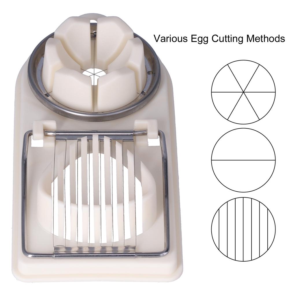 Egg Cutter Household Stainless Steel Wire Egg Cutter Safe Easy To Operate for Hard Boiled Eggs