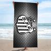 Santos FC Logo Print Beach Towel, Large Soft Quick Dry Towel for Beach Camping Swimming