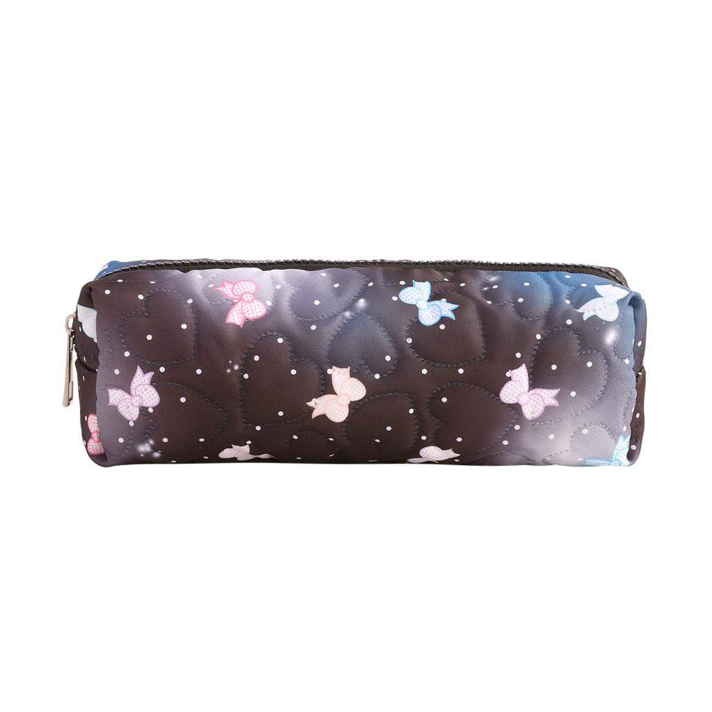 Cute Korean Style Butterfly Bow Pencil Bag With Durable Polyester For Girls And Teens