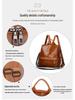2025 Women's High-End Korean Versatile Backpack - Fashionable, Large Capacity, Retro Casual School Bag