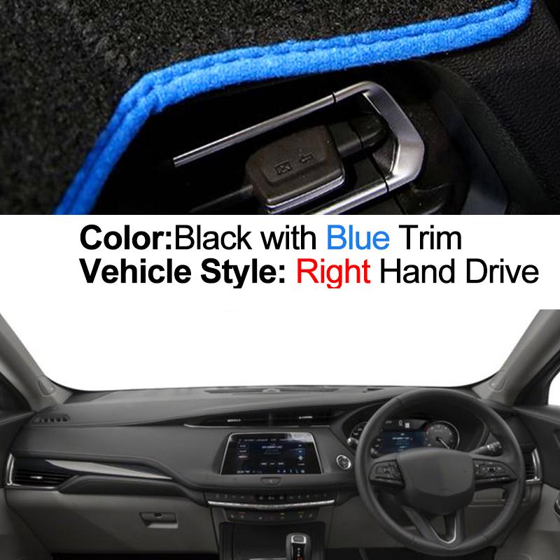 Auto Car Dashboard Cover DashMat Carpet Cape For Cadillac XT4 2018 2019 2020 2026 Center Console Protector Sun-Shade Non-Slip