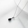 Versatile Personality and Temperament Zircon Necklace Simple Waterdrop Necklaces Fashion Age Reduction Colored Jewelry