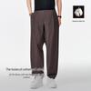 Men's Relaxed Fit Pleated Straight-Leg Casual Pants