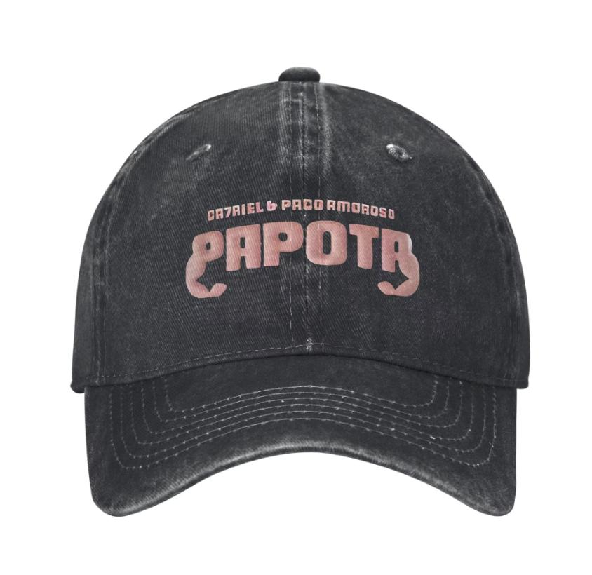 

Unisex CA7RIEL & Paco Amoroso Papota Tour Caps Merch Baseball Caps Retro Snapback Hat Adjustable One Size