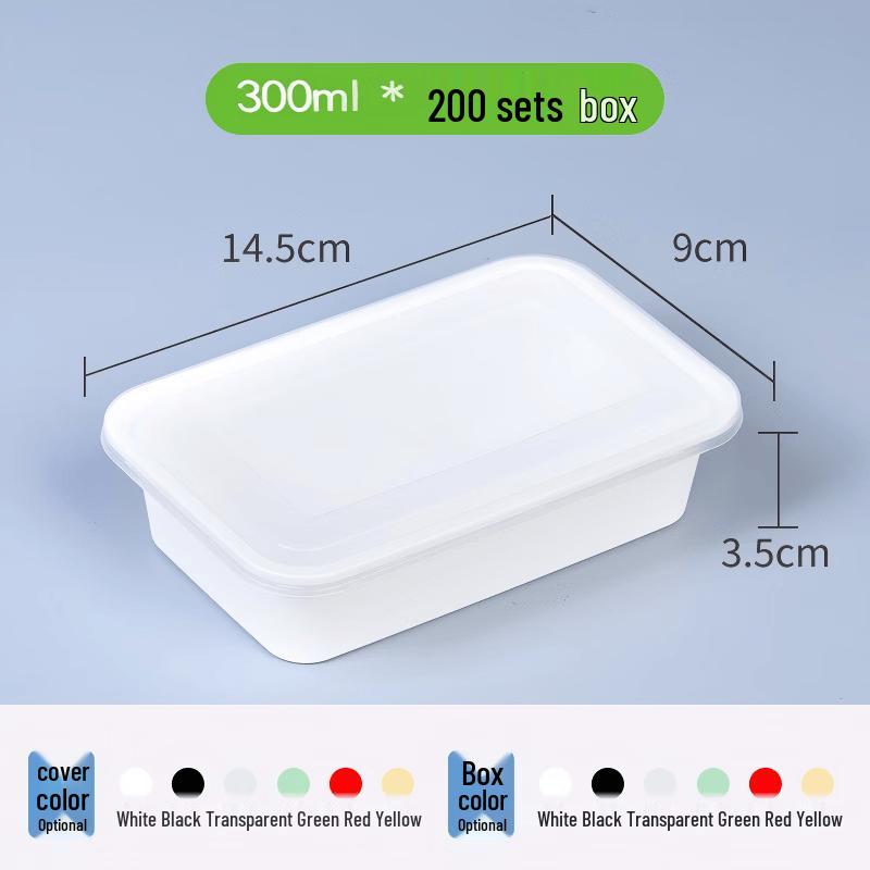 Disposable Rectangular Food Container