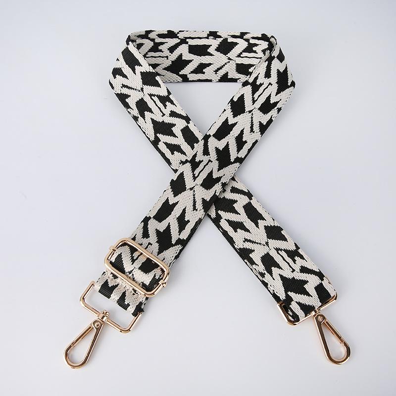 New Messenger Bag Shoulder Strap Versatile Adjustable Replacement Bag Strap Ethnic Style Five-pointed Star Bag Strap Accessories