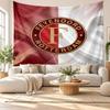 Feyenoord Wandkleed, Zachte Stof Wanddecoratie, Decoratieve Achtergrond Voor Slaapkamer Huis Muurkunst