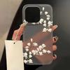 Flowers Leaf Print Phone Case For iPhone 17 16 Pro Max 15 14 13 12 11 Pro 16E XS X XR 7 8 Plus 12 13 Mini Shockproof Clear Cover