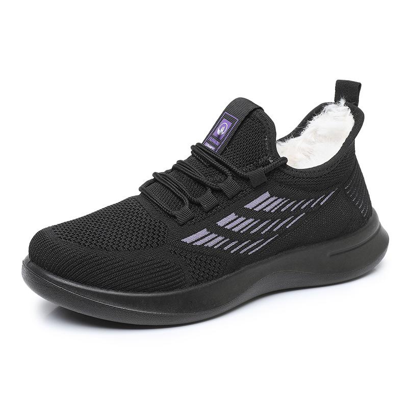 Neue Plus samt verdicken frauen sport schuhe mode lässig warme schuhe rutschfeste und stoßdämpfende winter laufschuhe