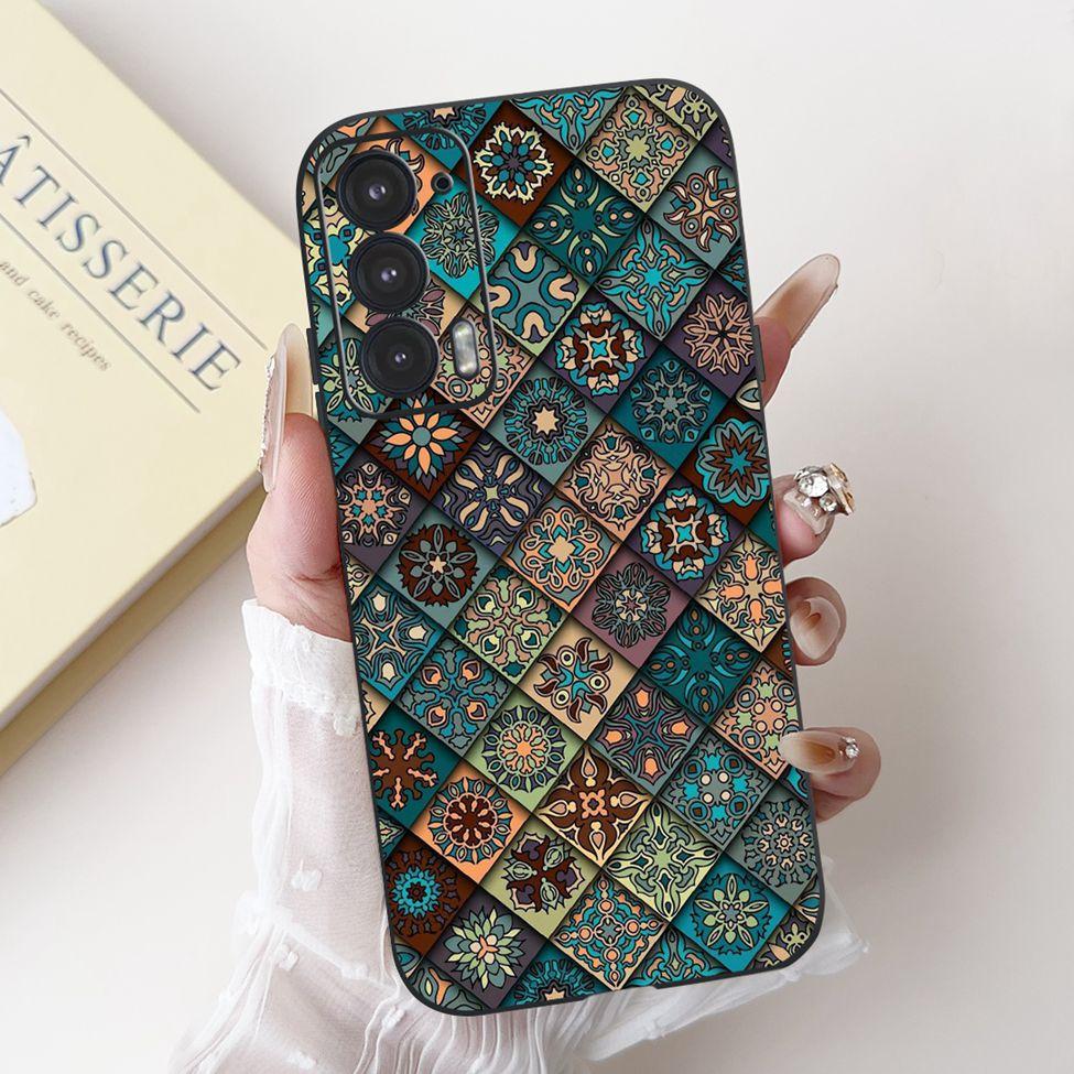 For Edge 20 20Pro 20Lite Phone Cover For Motorola Edge 20 Pro Case Silicone Luxury Fashion Love Cute Cat Girl Funny Cool Painted