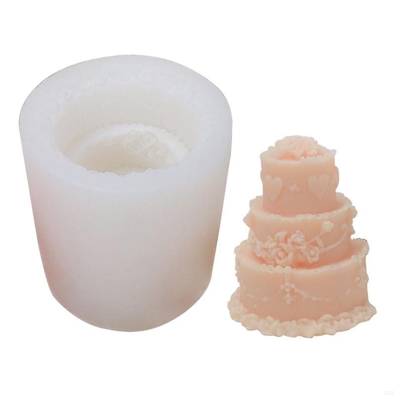 Cake Chocolate Clay Decorating Flexible Creative Three-Layer-Cake DIY X3UC