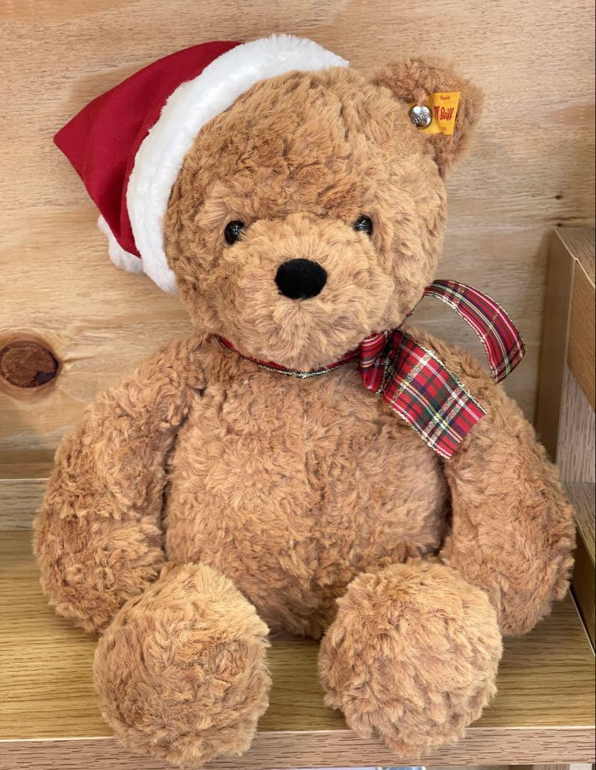 

[USED] Steiff Jimmy the Teddy Bear (Christmas)
