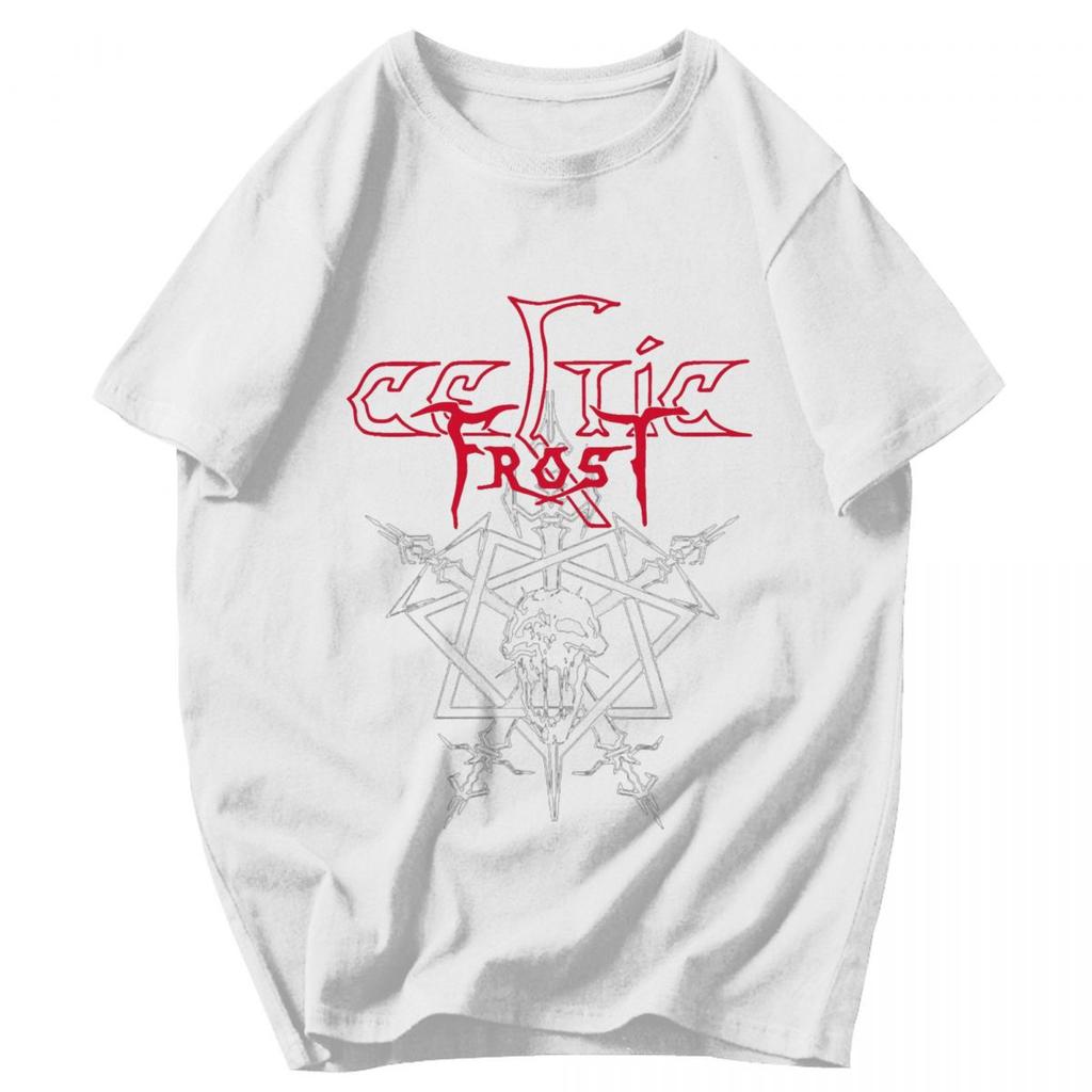 Men T Shirt Celtic Frost 2025 Cotton Y2K Graphic Crewneck Unisex Tops T Shirts