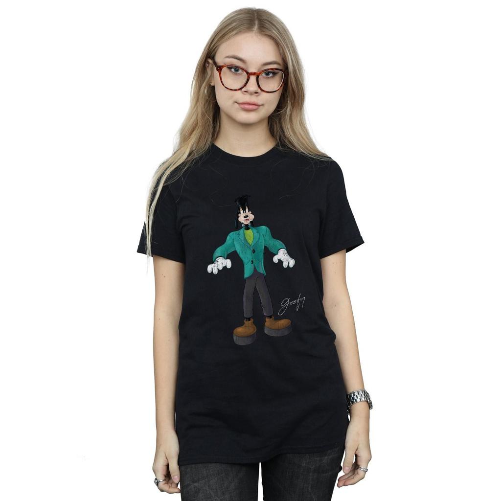 Disney Womens/Ladies Frankenstein Goofy Cotton Boyfriend T-Shirt