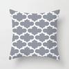 Gray Geometric Printing Sofa Cushion Cover Pillowcase Home Decor Party Car Bedding