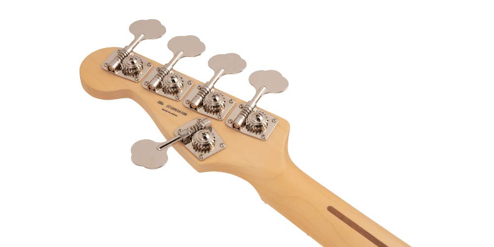 Fender Made In Japan Hybrid II Jazz Maple Vintage Natural Bass® V, Fingerboard,