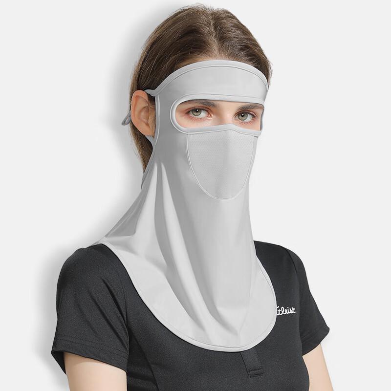 GLO-STORY Women s Sun Protection Face Mask арктический серый