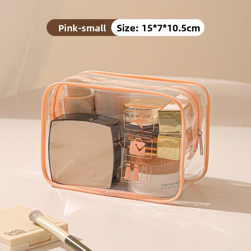 Travel Waterproof Pvc Toiletry Bag Large Capacity Organizer For Packing And Cosmetics Storage