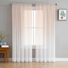 Romantic Purple Gradient Chiffon Sheer Curtains for Living Room Bedroom Home Decoration Window Voiles Tulle Curtain