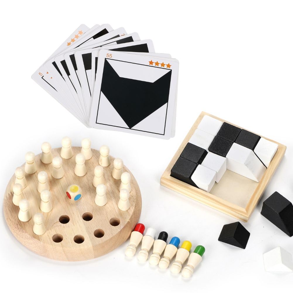 

PALTIA Memory Educational Brain Thinking Set of Gift for Children and Seniors Toys, Game, Puzzle, Toys, Training, Skills, 2, [Product]