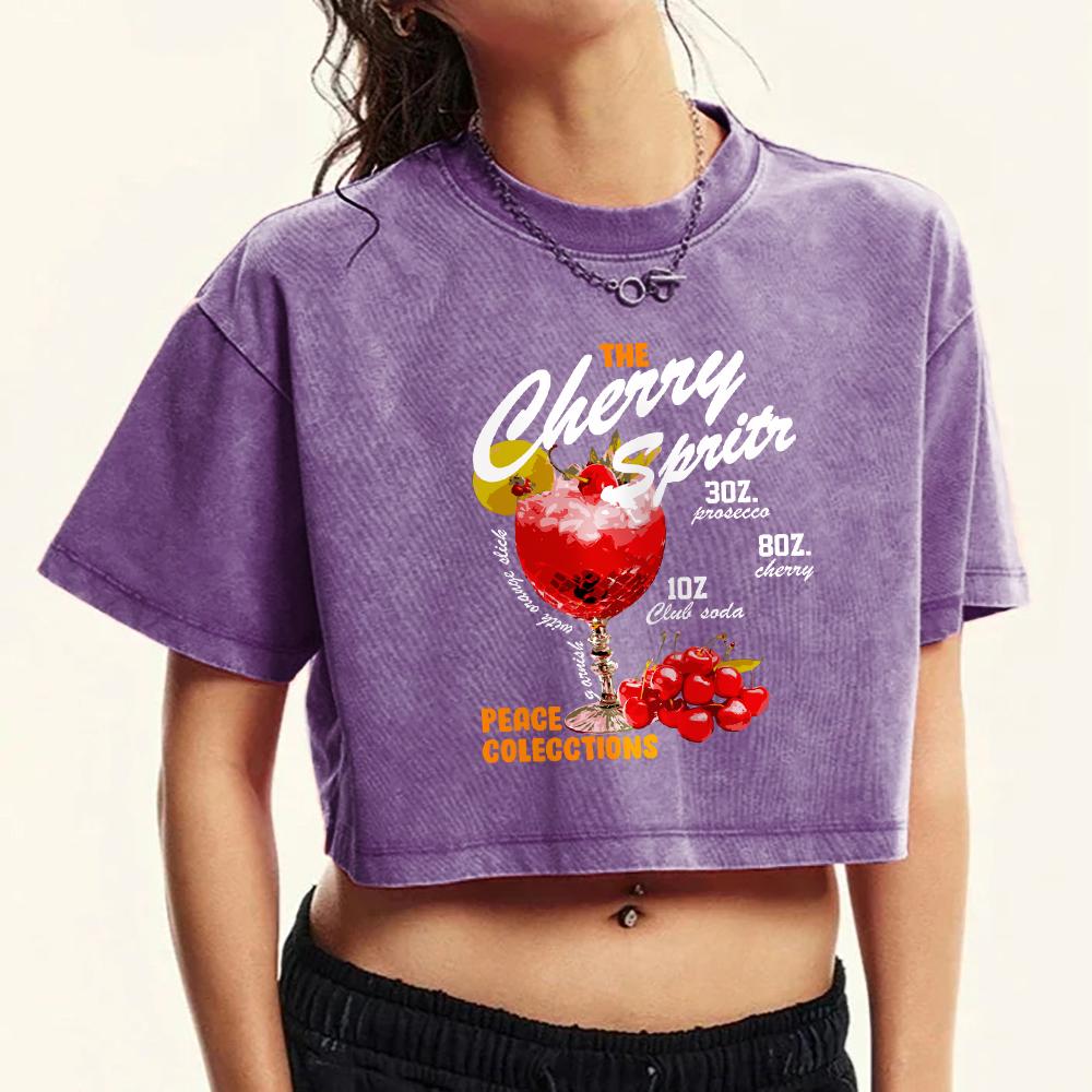 

Женские футболки с принтами Cherry Sprits, стиранные, в стиле хип-хоп, летние, повседневные, с круглым вырезом, с коротким рукавом XL