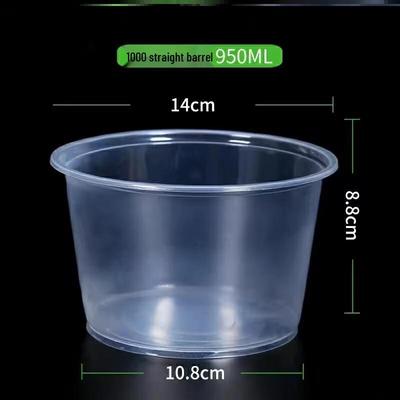 Miao Jia Yi Disposable Clear Plastic Round Bowls