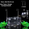 1PC Small Fry Aquarium Isolation Box Spawning Hatching Hatchery Divider Fish Breeding Box with Hook Acrylic Hydroponic Plant Box