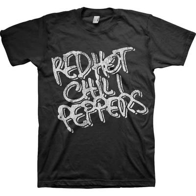 RED HOT CHILI PEPPERS - Logo Bianco e Nero (Maglietta)