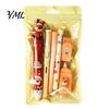 Holiday Writing Pens with Accessories 6PCS Christmas Stationery Set for Students, Cute Patterns Print Party Favors School Practical Supplies,